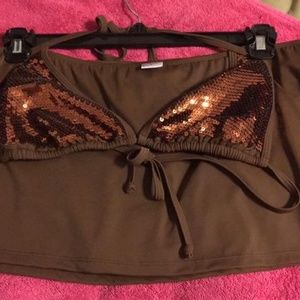 Bathing Suit Size 14 Bikini with Skirt